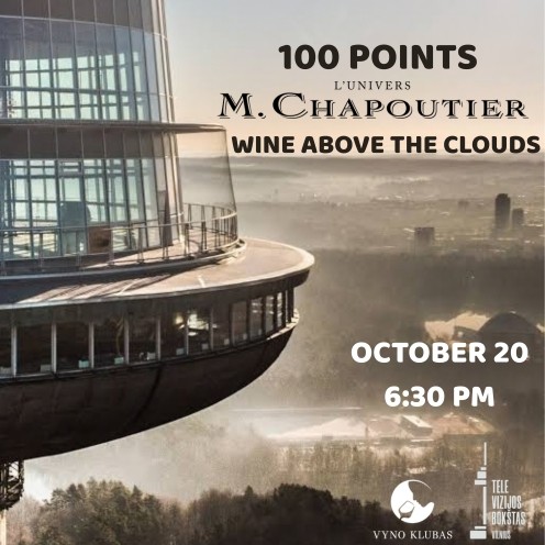 M. Chapoutier Wine Tasting Above Vilnius | Toliai Bistro at the TV Tower