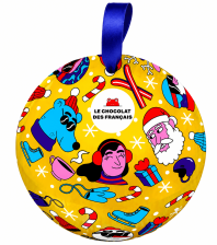 Le chocolate des Francais Tin box Christmas ball 120 g  (pre-order)