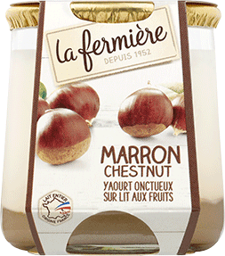 La Fermière jogurtas su kaštainių kremu 160 g
