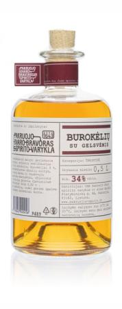 Pakruojo dvaro spirito varykla Burokėlių trauktinė su gelsvėmis 0,5L