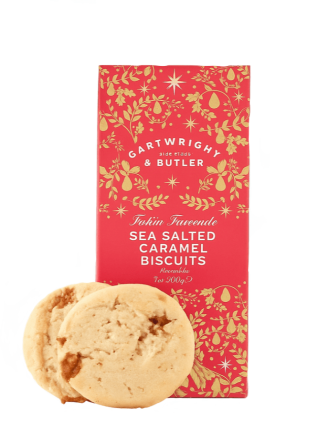 Cartwright&Butler sūdytos karamelės sausainiai „12 Days of Christmas“ 200 g