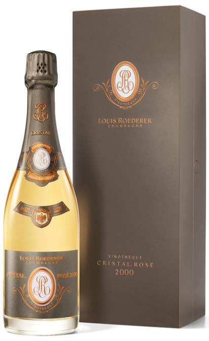 Champagne Louis Roederer Cristal Rose 2000 (Vinothèque gift box) (Vinothèque gift box)