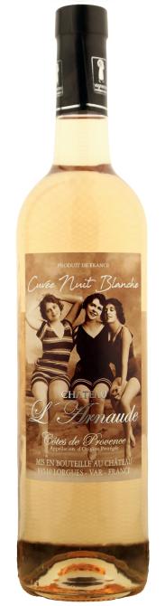 Chateau l'Arnaude Cotes de Provence Nuit Blanche Rose 2025
