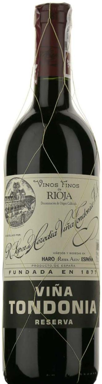 López de Heredia Viña Tondonia Reserva Rioja DOC 2010 