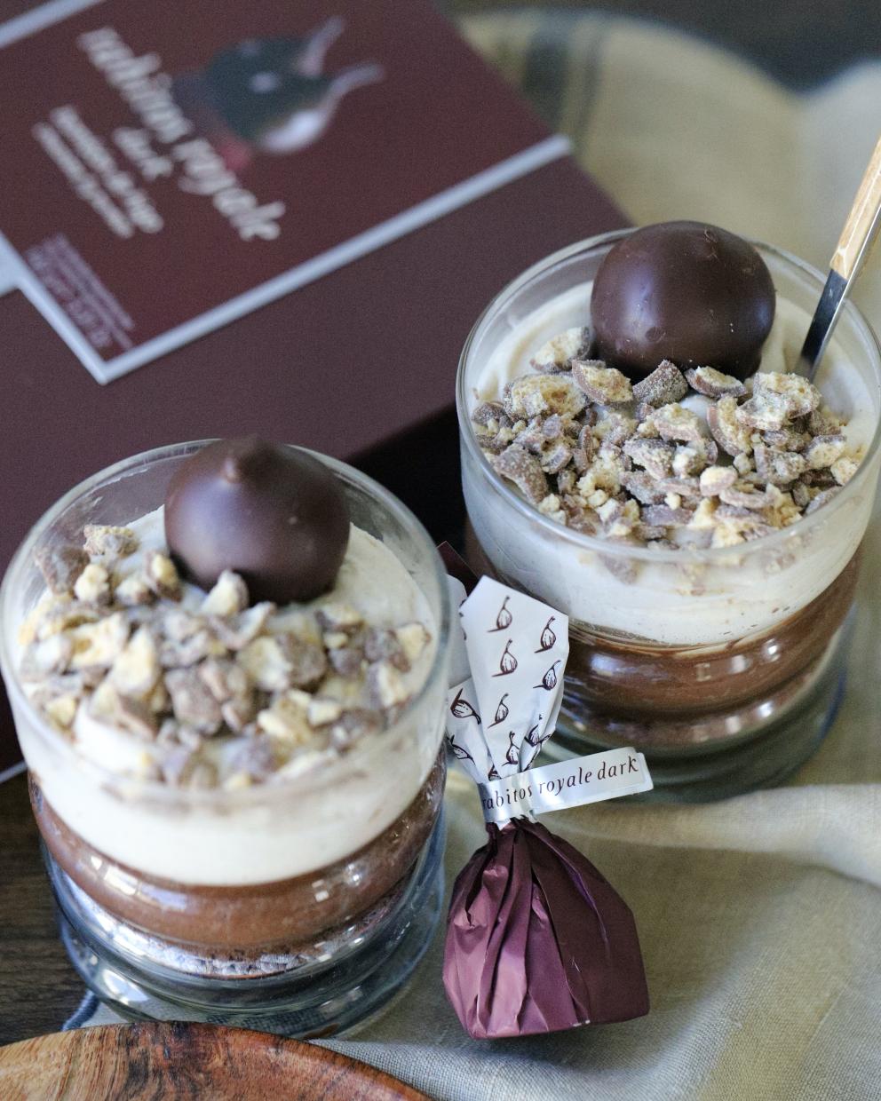 Rabitos Royale figos juodajame šokolade 24 vnt dėžutėje 425 g