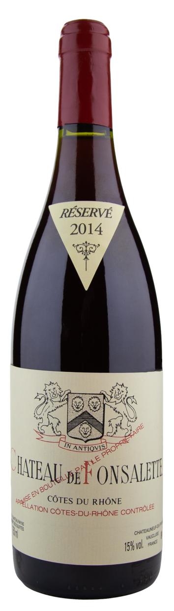 Chateau de Fonsalette Cotes du Rhone Reserve 2014