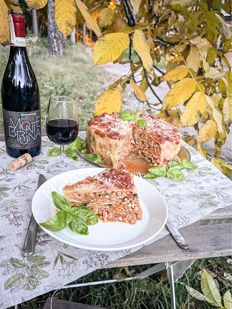 I&scaron;keptas kopūstų pyragas