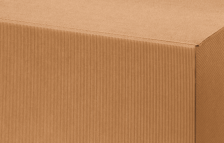 Gift box for 6 bottles fluted natural colour