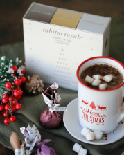 Rabitos Royale figs covered in chocolate assorti Feliz Navidad 3 x 3 units in the box 145 g