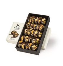 Michel Cluizel juodojo ir pieniško šokolado saldainiai „25 Mendiants“ 260 g