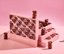 Michel Cluizel zefyrinių meškiukų su šokoladu rinkinys 175 g