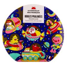 Le Chocolat des Français lazdynų riešutų ir pieniško šokolado pralinė 113 g