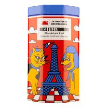 Le Chocolat des Français lazdynų riešutai šokolade 125 g