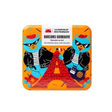 Le Chocolat des Français Marshmellow Bears in Milk Chocolate 69 g