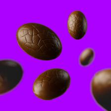 Le Chocolat des Français velykinis kiaušinis su traškiais juodojo šokolado gianduja saldainiais 225 g