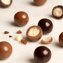 Le Chocolat des Français traškūs rutuliukai šokolade 120 g