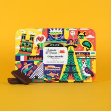 Le Chocolat des Français Crispy Rolled Wafers in Dark Chocolate 90 g