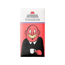 Le Chocolat des Français Dark Chocolate 71 % with Cacao Nibs 70 g
