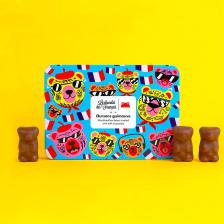 Le Chocolat des Français zefyriniai meškiukai su pienišku šokoladu 138 g