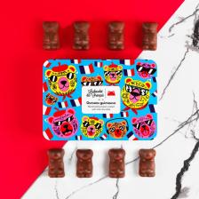 Le Chocolat des Français zefyriniai meškiukai su pienišku šokoladu 138 g