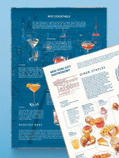 Gourmet dėlionė „New York“ 1 vnt