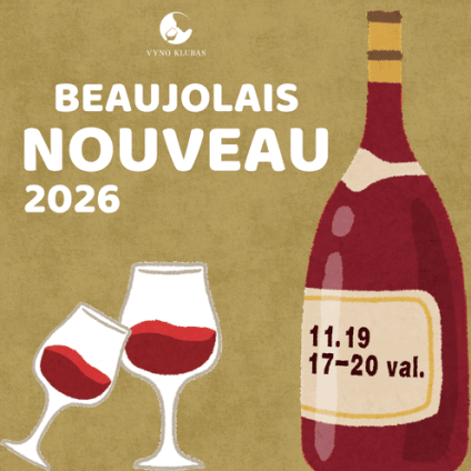 Božolė šventė | Beaujolais Nouveau 2026