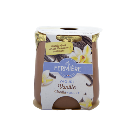  La Fermière jogurtas su vanile 140 g
