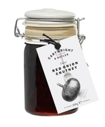 Cartwright & Butler raudonųjų svogūnų čatnis 280 g