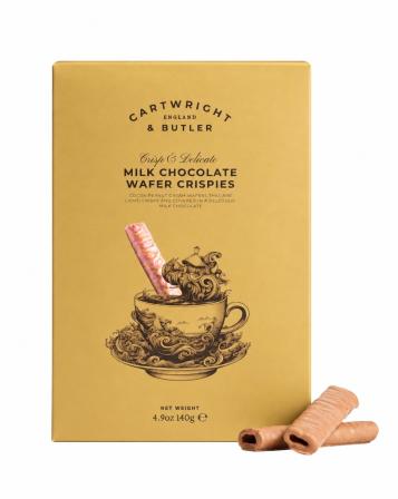 Cartwright & Butler pieniško šokolado vaflių traškiai 140 g