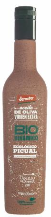 Castillo de Canena ypač tyras Picual alyvuogių aliejus „Biodynamic“ 0,5 L