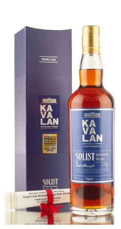 Viskis Kavalan Solist Vinho Barrique Single Malt 0,7 L