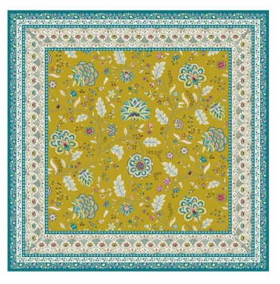 Tissus Toselli staltiesė Jacquard MONTESPAN Canard 140x140 