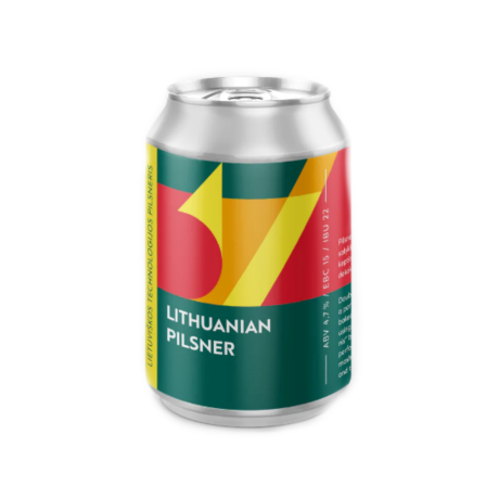 Sakiškės Brewery Lithuanian Pilsner alus