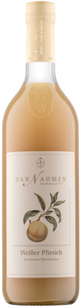 Van Nahmen white peach nectar Weiser Pfirsich 0,75 L