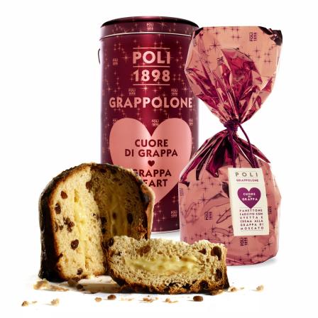 Poli Jacopo Panettone (su grappa) pyragas 950 g (išankstinė prekyba)