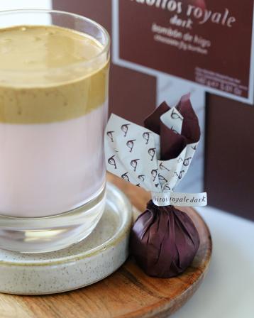 Rabitos Royale figos juodajame šokolade dėžutėje 1 kg