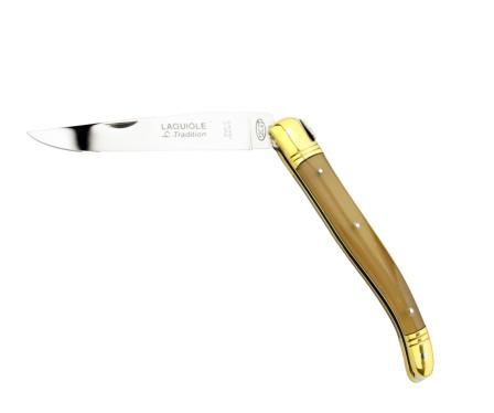 Laguiole knife with sand colour handle 1 unit