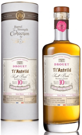 Domaine Drouet konjakas Ti Astrild Rhum Cask Finish 10 ans 0,7 L 