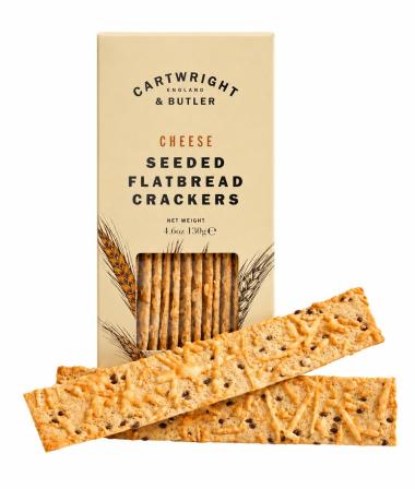 Cartwright & Butler krekeriai su sūriu ir sėklomis 130 g