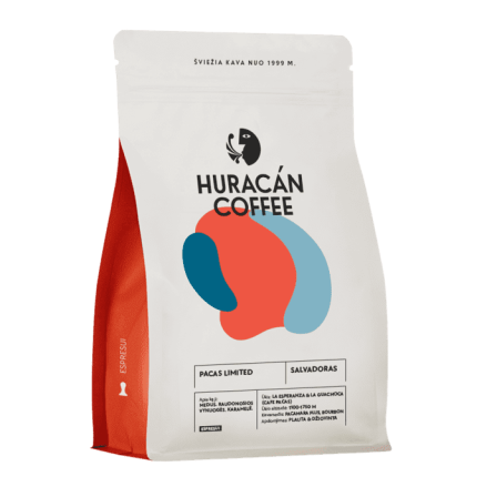 Huracán kava „Pacas Limited“ PUPELĖS 350 g