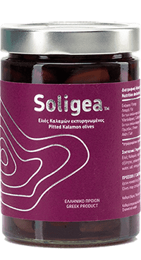 Soligea olives Kalamon pitted 580 g