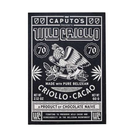 Chocolate Naive šokoladas Caputo's Wild Criollo 60 g