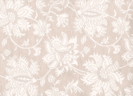 Tissus Toselli Jacquard tablecloth ORIENT ecru round 230 Ø cm