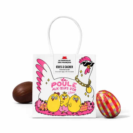 Le Chocolat des Français velykiniai kiaušiniai maišelyje 110 g