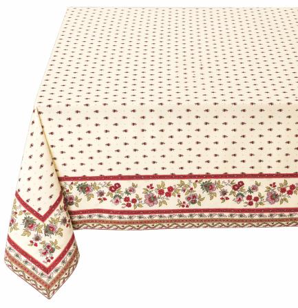 Tissus Toselli Tablecloth AVIGNON ecru 150 x 250 cm