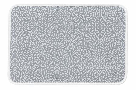 Tissus Toselli Jacquard Placemats ONDINE GRIS 30 X 45 cm 2 units