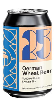 Sakiškių alus German style Wheat Beer 0.33L 4,9%