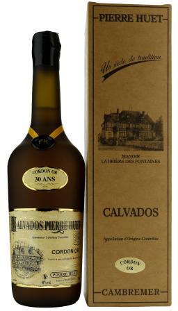 Kalvadosas Pierre Huet Calvados Cordon Or 30YO 0,7 L
