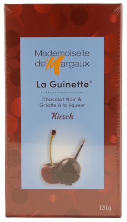 Mademoiselle de Margaux vyšnios juodajame šokolade su Kirsch  likeriu 10 vnt 110 g