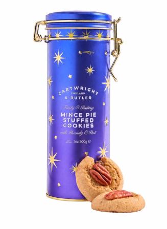 Cartwright & Butler kalėdiniai sausainiai su vaisių ir prieskonių įdaru „Night Before Christmas“ 200 g